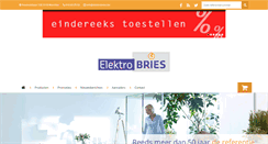 Desktop Screenshot of elektrobries.be